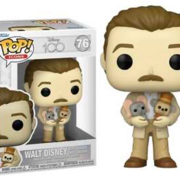 Funko Pop! Disney 100 Year Celebration Walt Disney with Dumbo and Timothy #76 - Picture 3 of 3